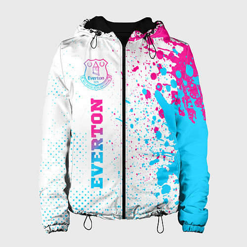 Женская куртка Everton neon gradient style по-вертикали / 3D-Черный – фото 1