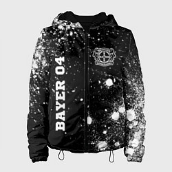 Женская куртка Bayer 04 sport на темном фоне вертикально