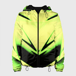 Женская куртка Geometry stripes кислотный стиль