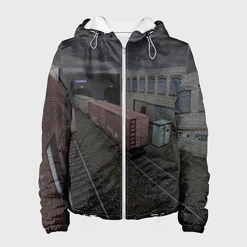 Женская куртка Counter Strike 1 6 de train / 3D-Белый – фото 1