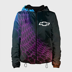 Женская куртка Chevrolet neon hexagon