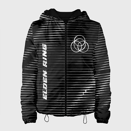 Женская куртка Elden Ring metal game lines / 3D-Черный – фото 1