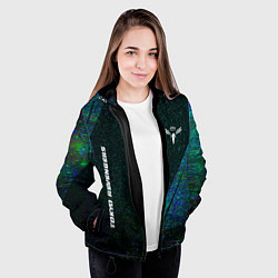 Куртка с капюшоном женская Tokyo Revengers glitch blue, цвет: 3D-черный — фото 2