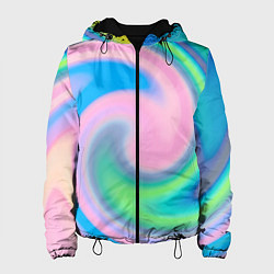 Женская куртка Абстракция спиральная