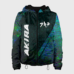 Женская куртка Akira glitch blue