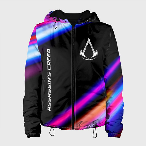 Женская куртка Assassins Creed speed game lights / 3D-Черный – фото 1