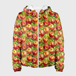 Женская куртка Румяные яблоки паттерн