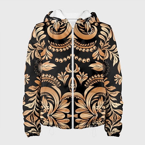 Женская куртка Славянский этнический узор / 3D-Белый – фото 1