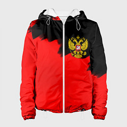 Женская куртка Россия красные краски