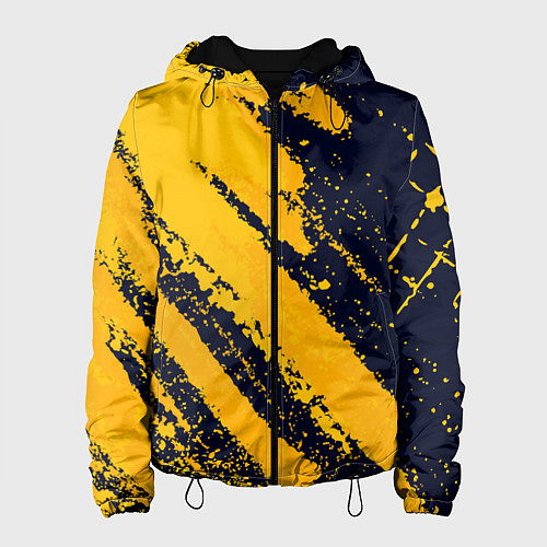 Женская куртка Абстрактный узор с концепцией / 3D-Черный – фото 1