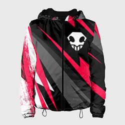 Куртка с капюшоном женская Bleach electro lines, цвет: 3D-черный