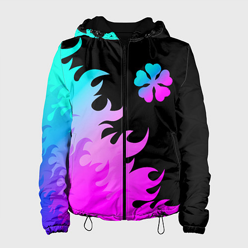Женская куртка Black Clover неоновый огонь / 3D-Черный – фото 1
