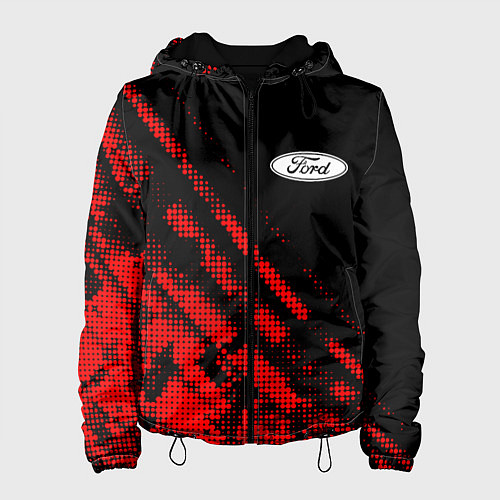 Женская куртка Ford sport grunge / 3D-Черный – фото 1