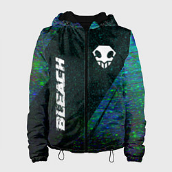 Женская куртка Bleach glitch blue