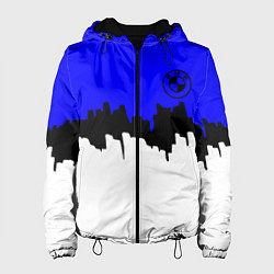 Куртка с капюшоном женская BMW sport texture, цвет: 3D-черный