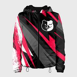 Куртка с капюшоном женская Danganronpa electro lines, цвет: 3D-черный