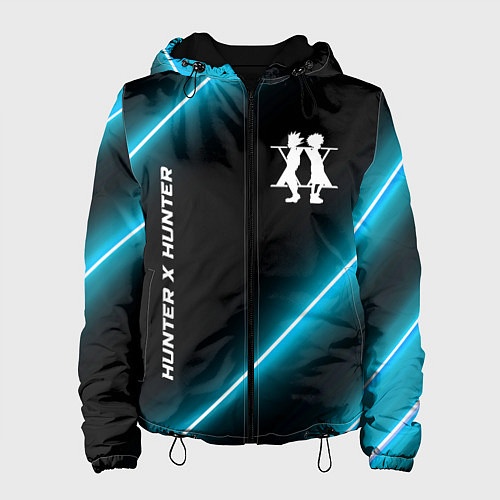 Женская куртка Hunter x Hunter неоновые лампы / 3D-Черный – фото 1