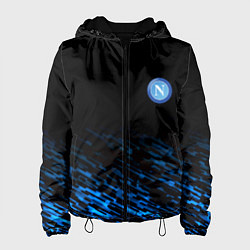 Куртка с капюшоном женская Napoli fc club texture, цвет: 3D-черный