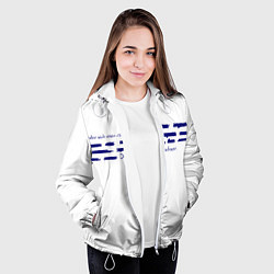 Куртка с капюшоном женская Давно хотел тебе сказать, цвет: 3D-белый — фото 2