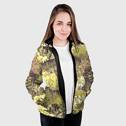 Куртка с капюшоном женская Найди опоссума, цвет: 3D-черный — фото 2