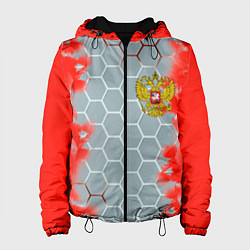 Женская куртка Россия абстрактные соты