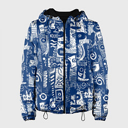 Женская куртка Маски туземные абстракция