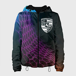 Женская куртка Porsche neon hexagon
