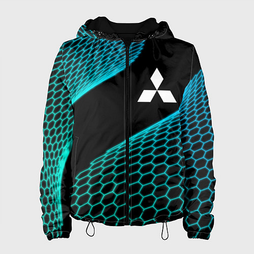 Женская куртка Mitsubishi electro hexagon / 3D-Черный – фото 1
