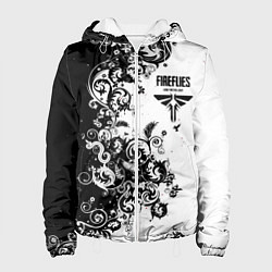 Женская куртка Одни из нас узор блэк