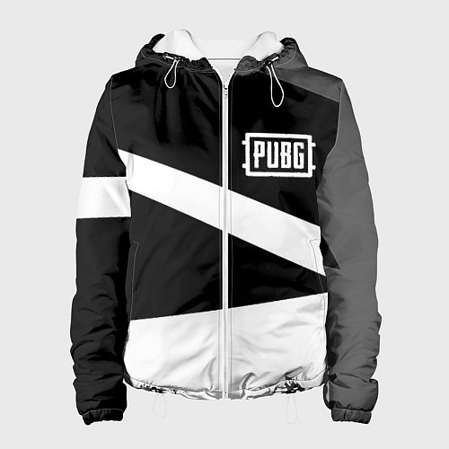 Женская куртка PUBG online geometry / 3D-Белый – фото 1