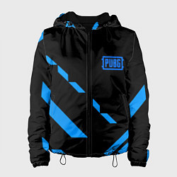 Женская куртка PUBG blue geometry