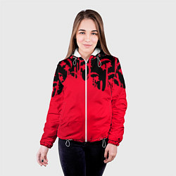 Куртка с капюшоном женская Christopher Comstock marshmello, цвет: 3D-белый — фото 2