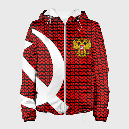 Женская куртка РФ стиль СССР / 3D-Белый – фото 1