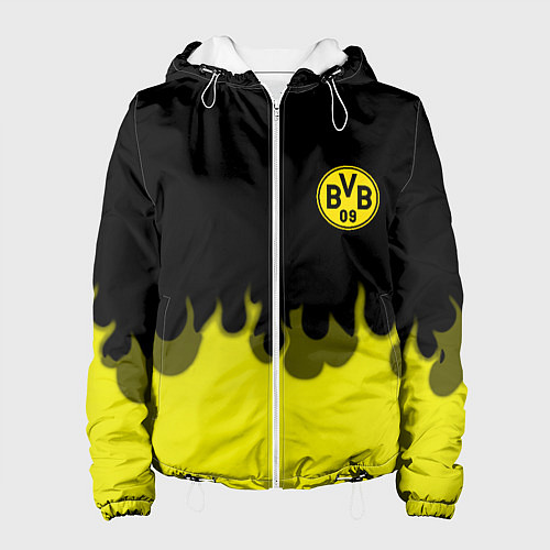 Женская куртка Borussia fire fc / 3D-Белый – фото 1