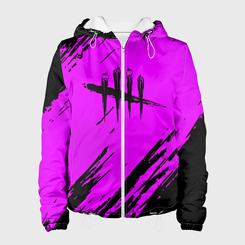 Женская куртка Dead by daylight краски абстракция / 3D-Белый – фото 1