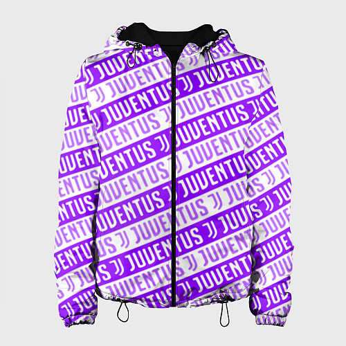 Женская куртка Juventus pattern / 3D-Черный – фото 1
