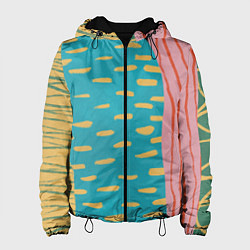 Женская куртка Абстрактный пейзаж