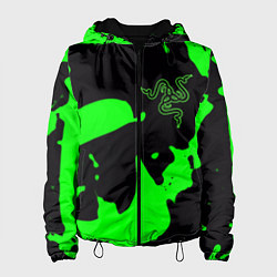 Женская куртка Razer кислотный стиль краски