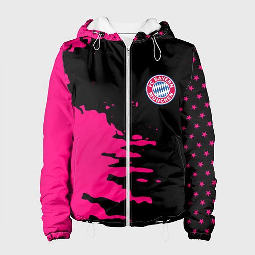 Женская куртка Бавария Мюнхен краски / 3D-Белый – фото 1