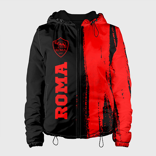 Женская куртка Roma - red gradient по-вертикали / 3D-Черный – фото 1