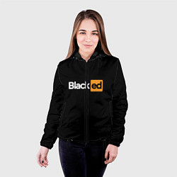 Куртка с капюшоном женская Blacked, цвет: 3D-черный — фото 2