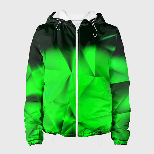 Женская куртка Кислотная абстракция кубы / 3D-Белый – фото 1