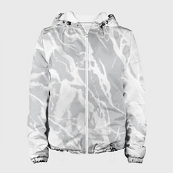 Женская куртка Светлый серый абстракция