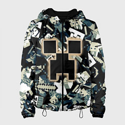 Женская куртка Логотип Minecraft и его персонажи