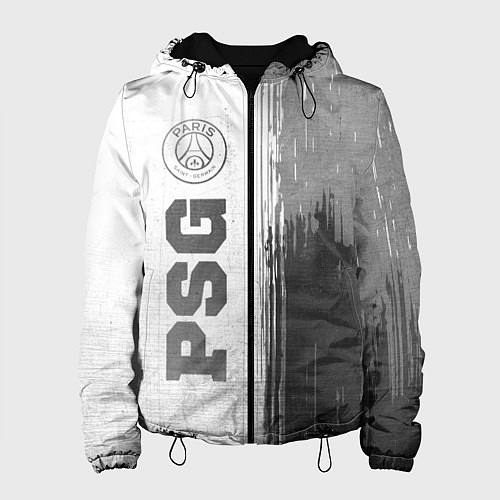 Женская куртка PSG - white gradient по-вертикали / 3D-Черный – фото 1