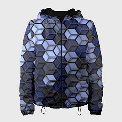 Женская куртка Серо синие соты