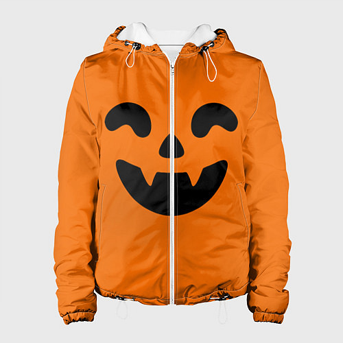 Женская куртка Весёлая тыква верх / 3D-Белый – фото 1