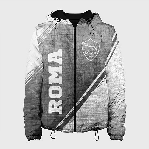 Женская куртка Roma - grey gradient вертикально / 3D-Черный – фото 1