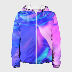 Женская куртка Неоновая текстура абстракция