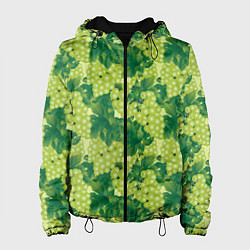 Женская куртка Виноградный цветной паттерн